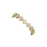 White Vintage Clover Bracelet