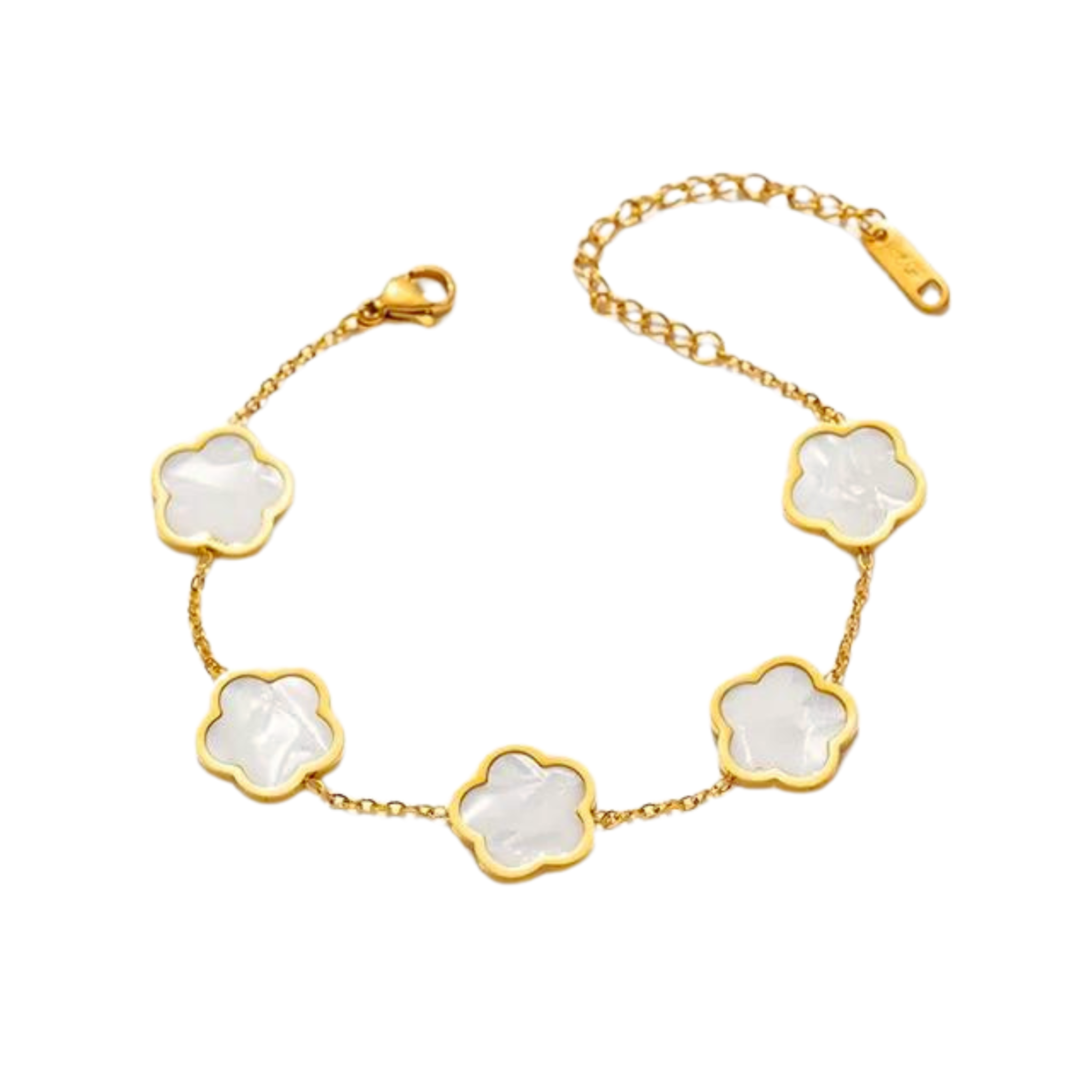 Gold Clover Armband
