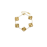 Gold Clover Armband